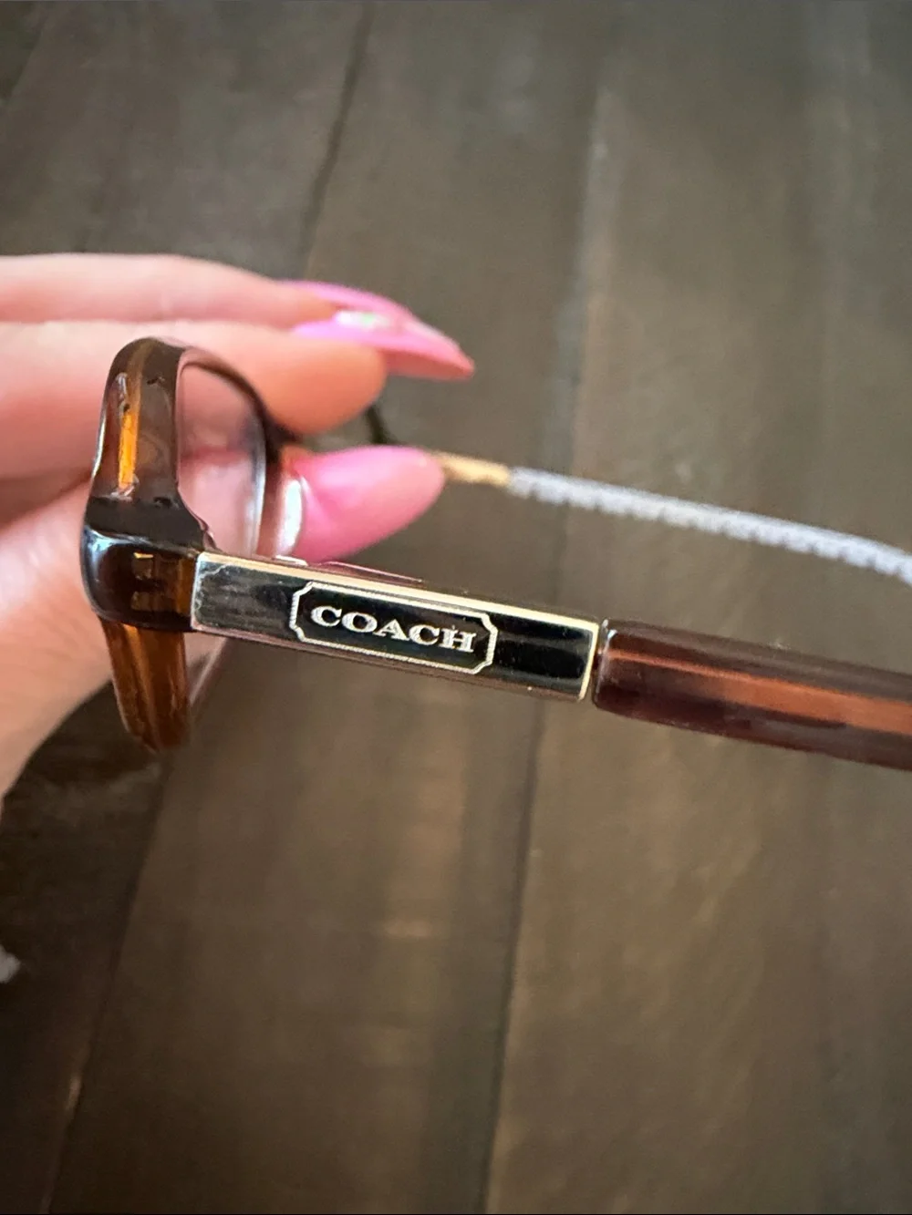 Coach vintage Margaret 580 Brown tortoise Slim Oval Women's Glasses